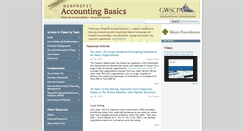 Desktop Screenshot of nonprofitaccountingbasics.org